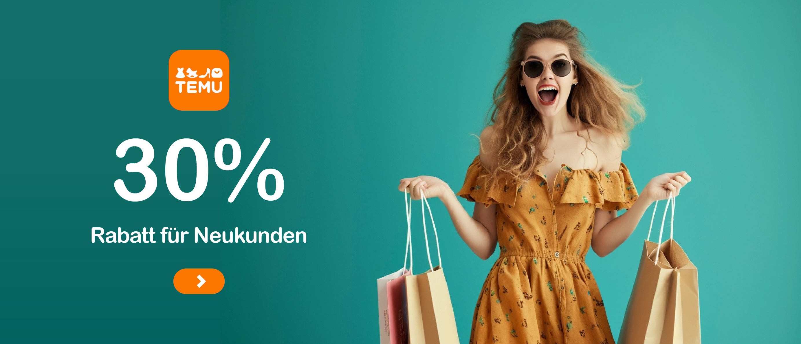 Temu 30% Neukunden