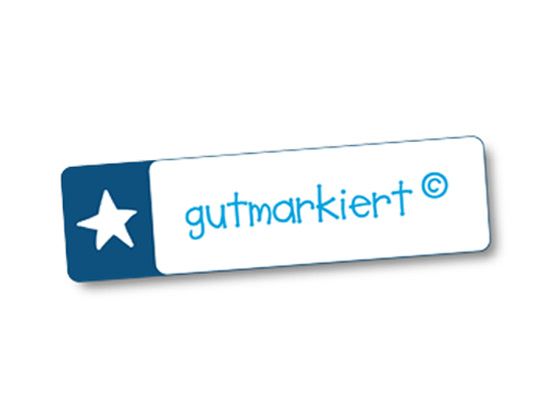20% Gutmarkiert Gutschein auf Namensetiketten, Bügeletiketten, Aufkleber und vieles mehr